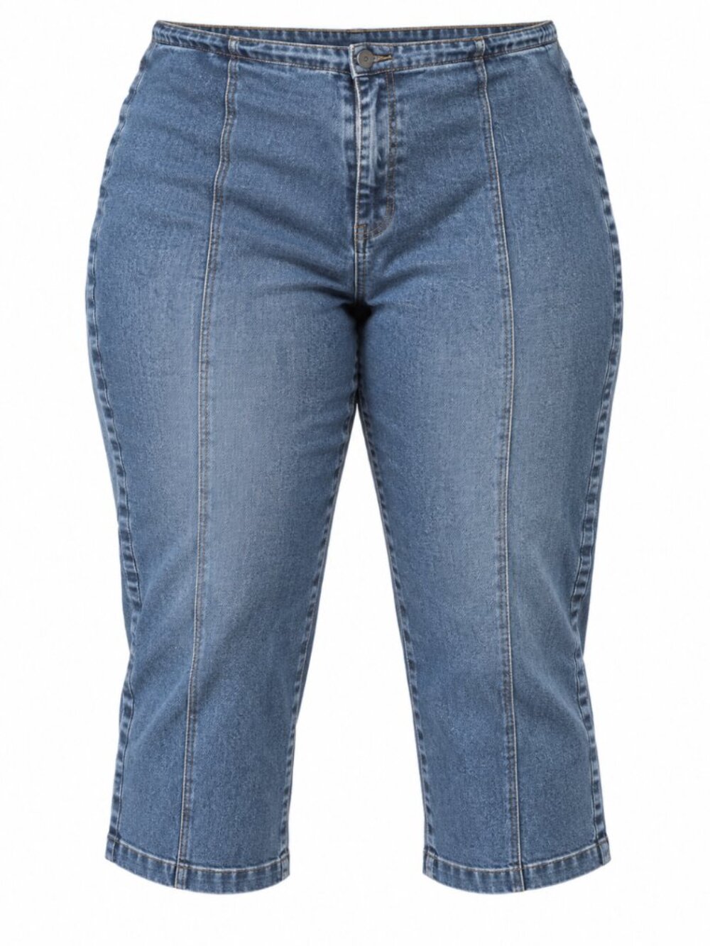 Vintage 90s Y2K Gloria Vanderbilt High Rise Ankle Zip Capri Jeans Size 16